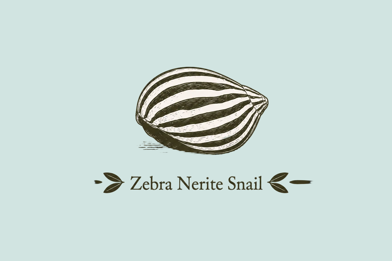 Zebra Nerite Snail